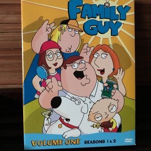 Family Guy seasons 1 & 2. DVDs